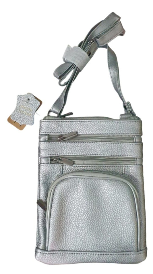 Cartera/Pasaportera Gris CA500